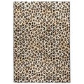 Perfectpillows 2 ft. 7 in. x 3 ft. 11 in. Dulcet Leopard Area Rug - Black PE1580364